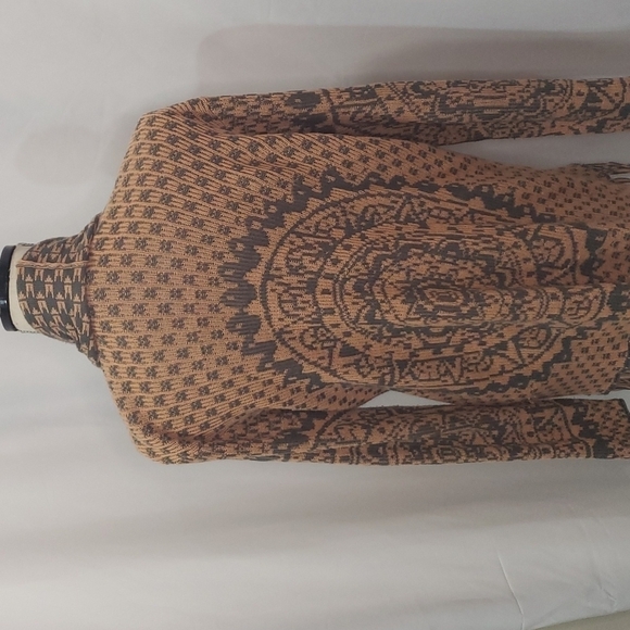 RIPCURL Waterfall Boho Long Sleeve Knit Draped Cardigan Shawl - Picture 6 of 8